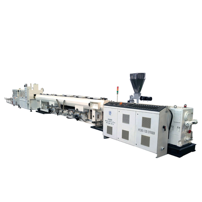 acheter Ligne de production de tuyaux d'égout en PVC à haute efficacité 110-200 mm avec ZS65/132 Production 420 kg/h 8 tonnes/jour online manufacture