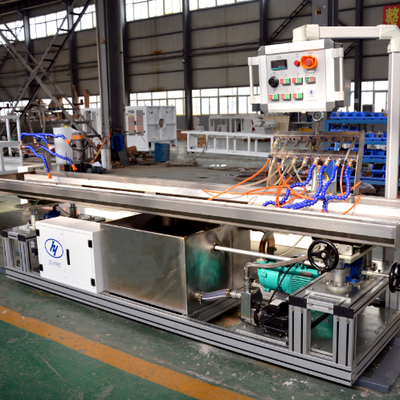acheter China Popular L or V shapes corner clip profile extrusion machine PVC corner profile making machine for sales online manufacture