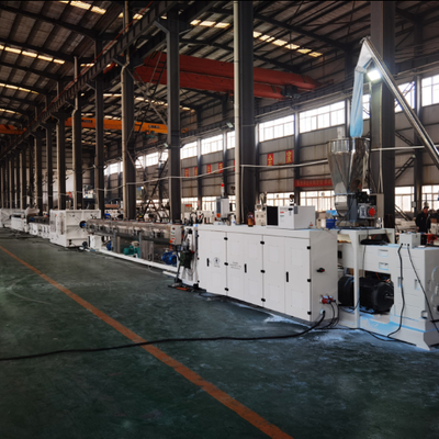 acheter SHENZHEN HYPET Machine à fabriquer des tuyaux en PVC à grande vitesse, ligne de production d'extrusion de tuyaux à remplissage élevé PVC-O online manufacture