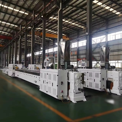 acheter 2025 Vente chaude Chine HYPET Profils de fenêtres et portes en PVC Ligne de production d'extrusion à grande vitesse Machines de fabrication de cadres de portes et fenêtres coulissantes en verre UPVC online manufacture