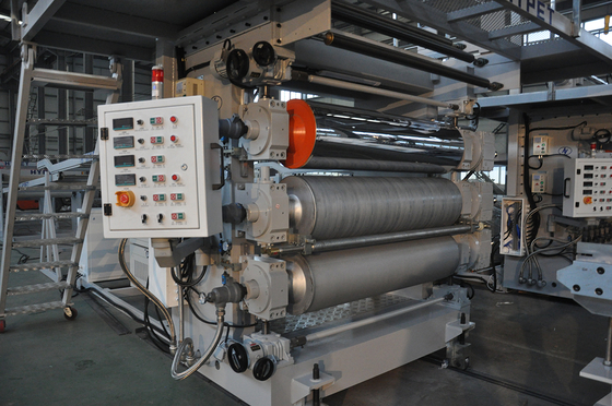 acheter HYPET PVC Plastic Marble Sheet Making Machine /Artificial Marble Board Production Line /Marble Plastic 3D Wall Panel Machine online manufacture