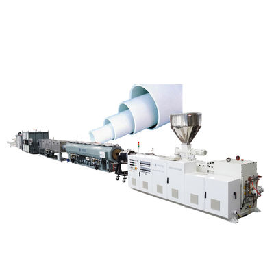 acheter Ligne d'extrusion de tuyaux en PVC avec la double boudineuse à vis ZS80/173 sortie plus de 700kg/h online manufacture