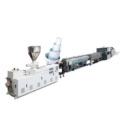 acheter Machine d'extrusion de tuyaux en PVC avec boudineuse à vis jumelle conique HYZS80/173 online manufacture