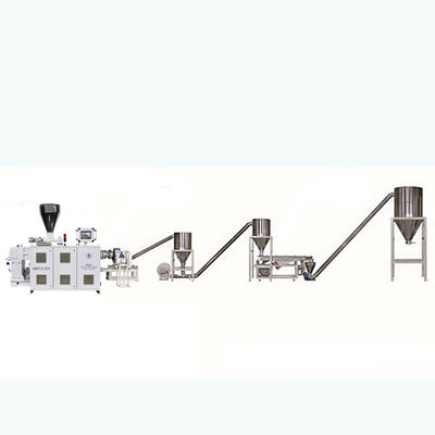 acheter Extrudeuse de pellets mixtes en bois plastique composite HDPE / LDPE / PP / PET Machines de fabrication de granulés, Machines de fabrication de granulés en PVC WPC online manufacture