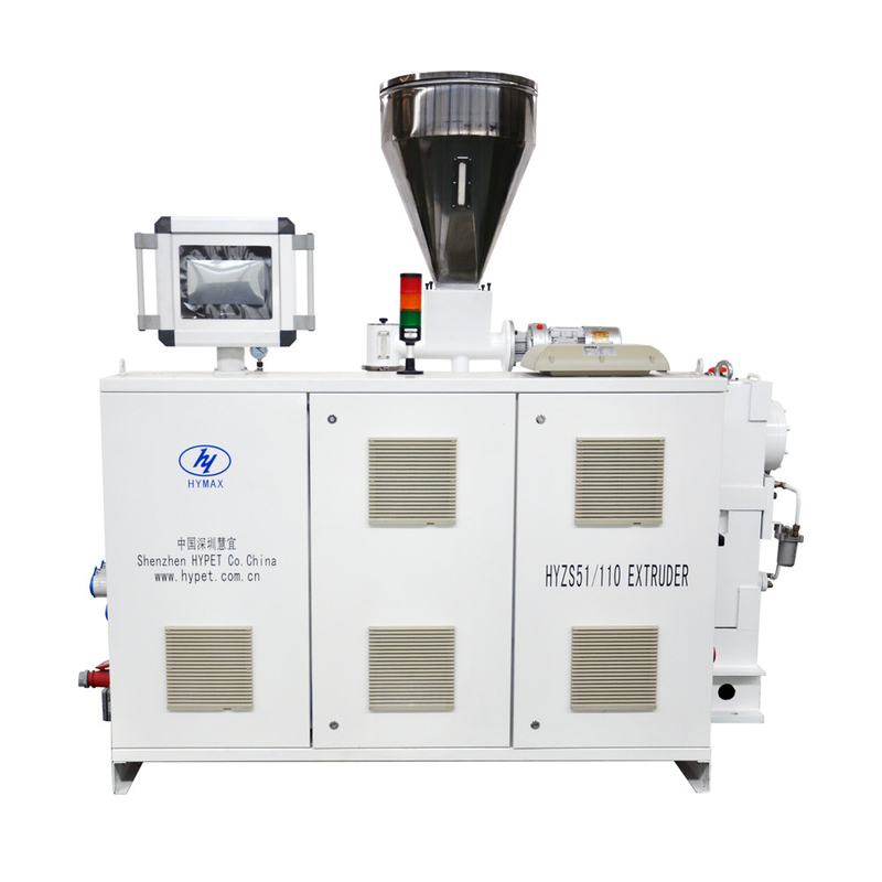 Machine de fabrication de tuyaux ondulés en poudre de PVC à paroi unique avec extrudeuse à double vis conique HYZS51/110
