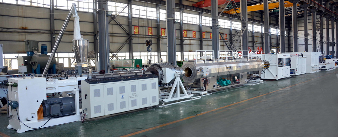 Ligne de production de tuyaux de grande taille en PVC à haute production HYPET315/400/500/630mm Machine de fabrication de tuyaux par ZS92/188 Extrudeuse conique jumelle