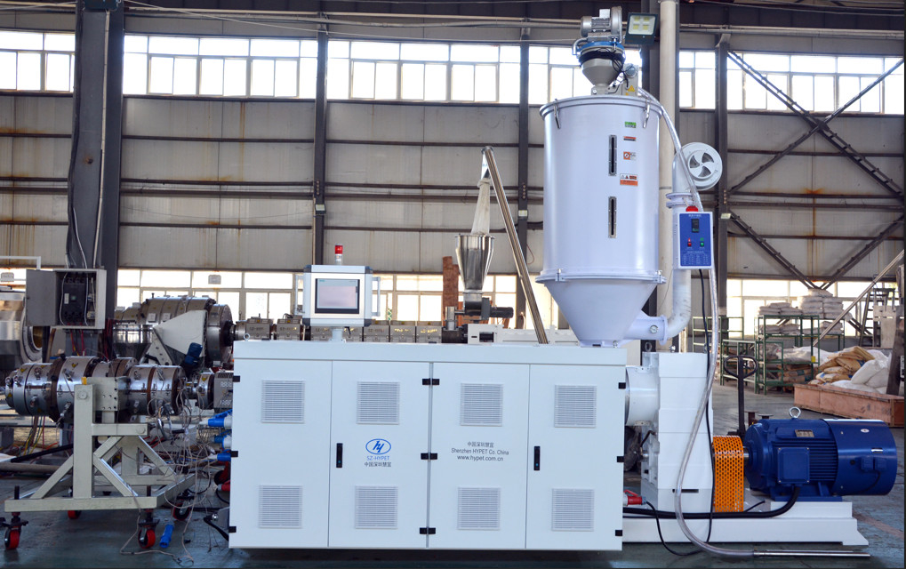 Profil de tuyau de haute efficacité de l'extrudeuse Ligne PPR PE PVC extrudeuse extrudeuse à vis unique HYSJ50/34 Moteur 22kw 65kg/h