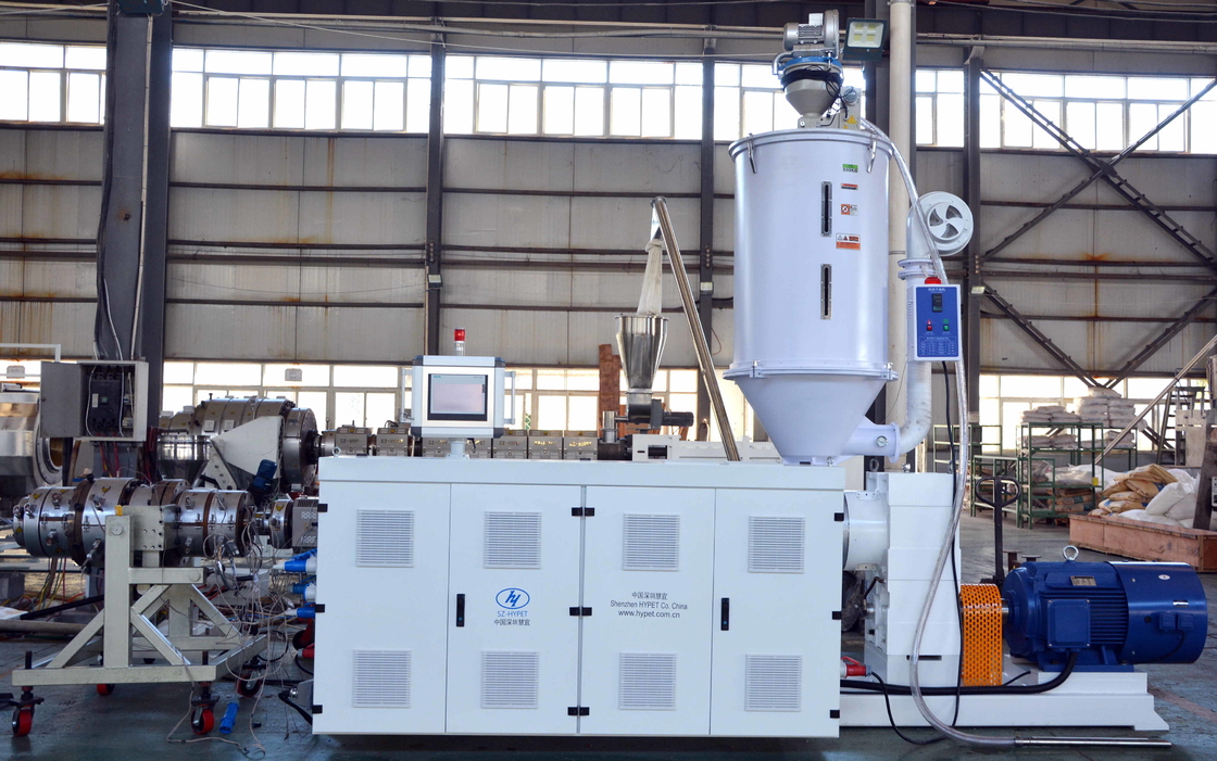 Inventeur Delta PPR PPH extrudeuse de tuyaux à eau chaude et froide HYSJ90/34 110kw avec servo-moteur