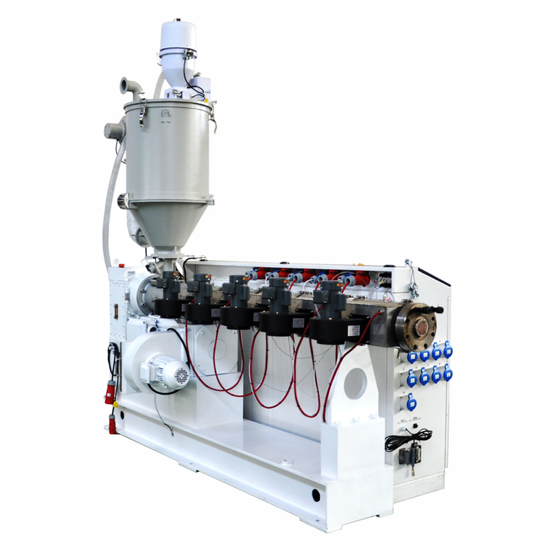 Extrudeuse à vis unique Co-extrusion en plastique PE PPR HDPE pour tuyau à trois couches SJ180/28 avec moteur 160kw et 530kg/h