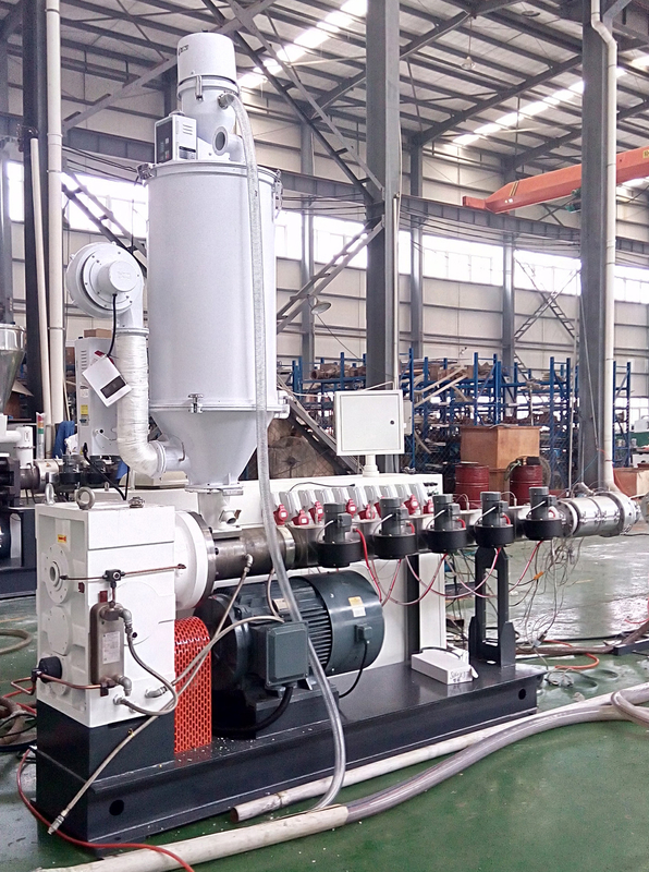 LDPE HDPE PPR ABA/ABC Composite Pipe Making Machine HYSJ60/38 55kw Extrudeuse à vis unique en plastique 5 zones de chauffage