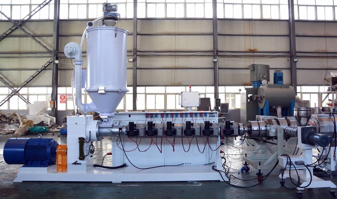 SJ150/28 90kw 380kg/h haute efficacité Extrudeuse à vis unique à grande puissance en PE HDPE PE à poids moléculaire ultra élevé pour tuyaux