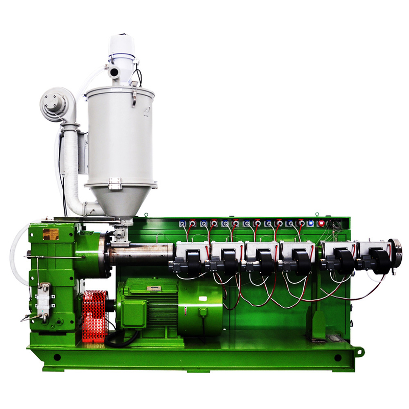 SJ90/28 Moteur de 45 kW 220 kg/h Extrudeuse à vis unique pour PPR PPH tuyau d'eau chaude froide en trois couches double station