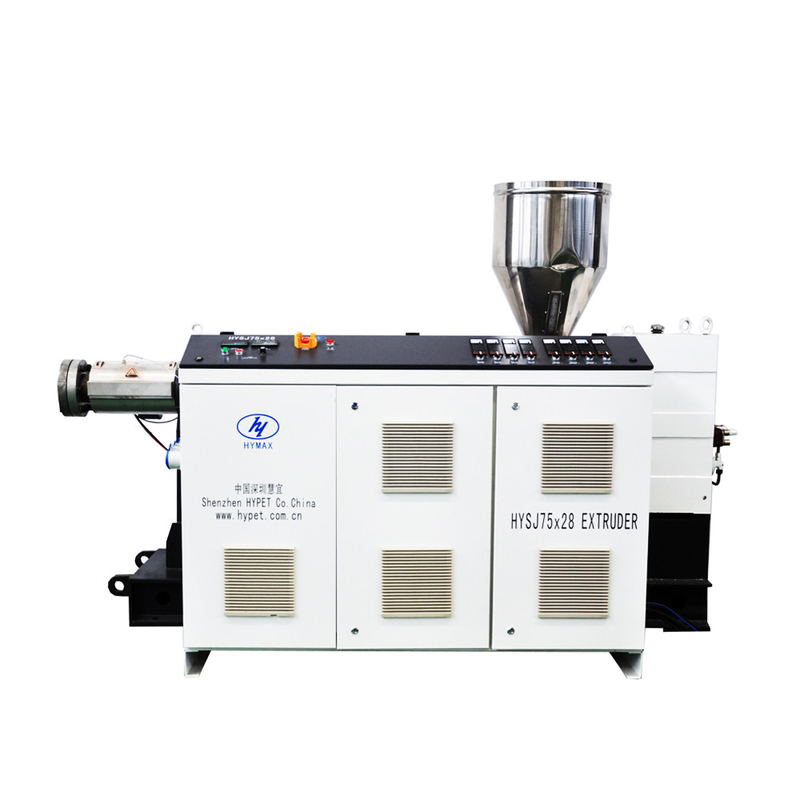 Matériaux de déchets recyclés LDPE HDPE PP Machine d'extrusion plastique à vis unique Extrudeuse SJ75/30 pour profil de tuyau de granulés