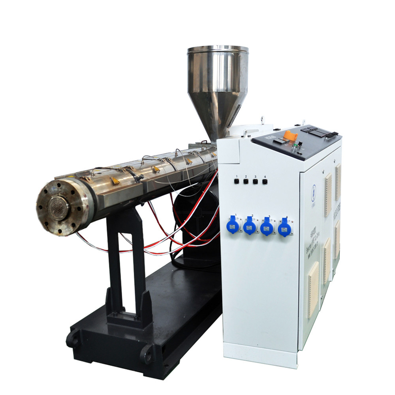 Matériaux de déchets recyclés LDPE HDPE PP Machine d'extrusion plastique à vis unique Extrudeuse SJ75/30 pour profil de tuyau de granulés