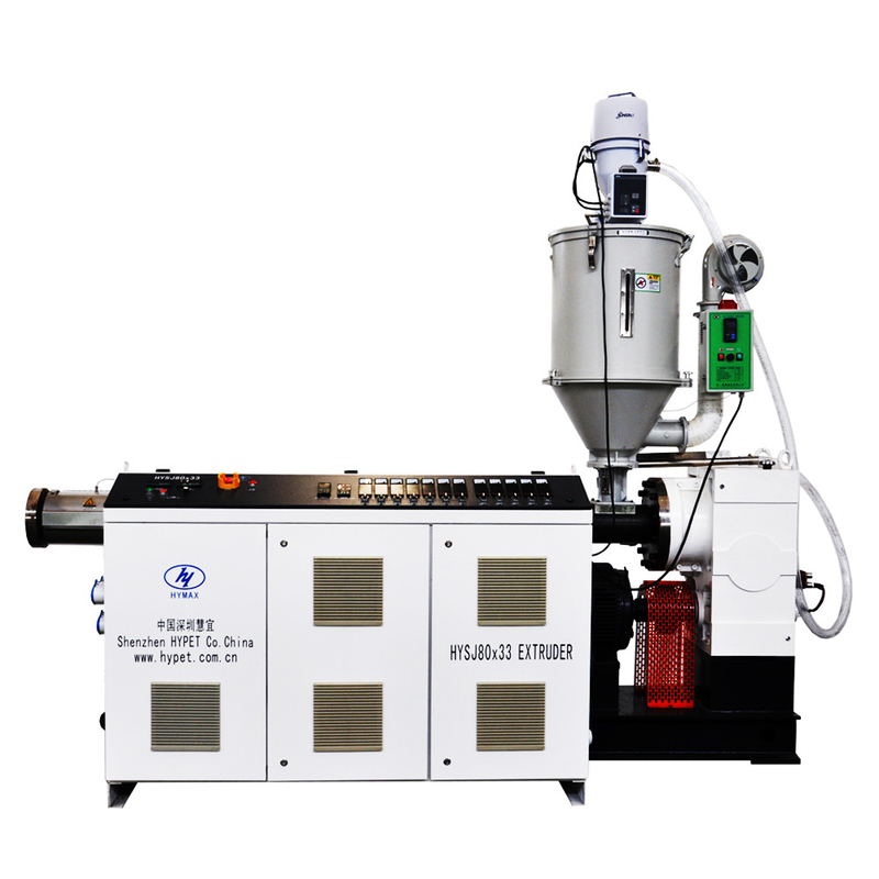 Chine fabrication PVC HDPE PE PPR PS ABS extrudeuse à vis unique SJ65/30 37kw 110kg/h avec boîte de vitesses touqe efficace