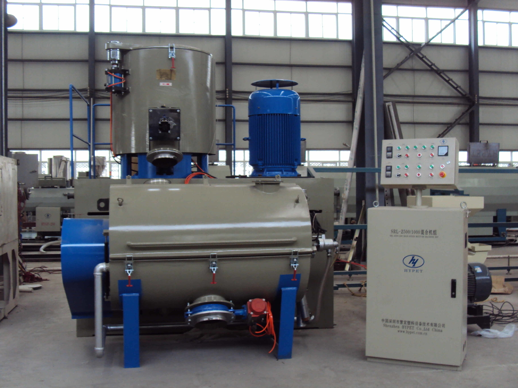 PLC contrôle automatique double vitesse gros mélangeur de taille célèbre onduleur gros mélangeur machine 1000/3500L pour plastique gra