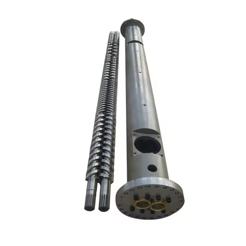 Service de mesure parallèle de vis et de baril pour extrudeuses à double vis et dimensionnement