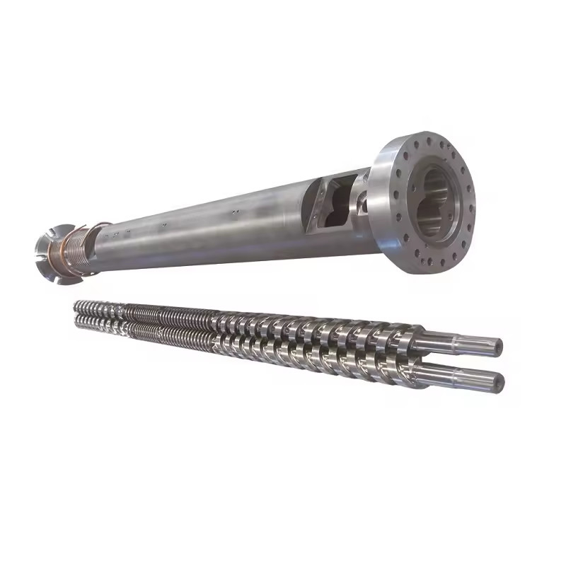 Service de mesure parallèle de vis et de baril pour extrudeuses à double vis et dimensionnement