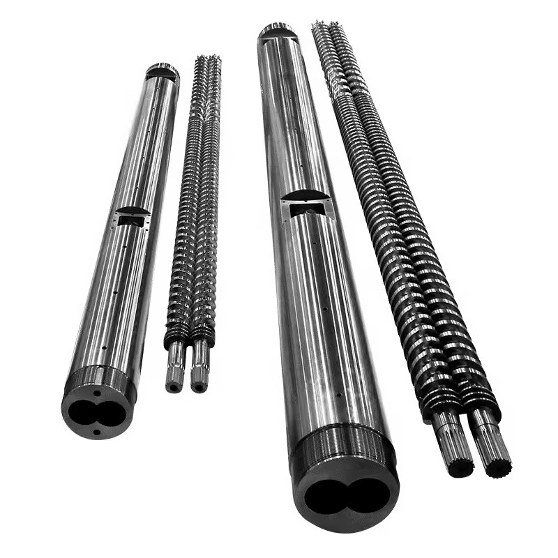 Service de mesure parallèle de vis et de baril pour extrudeuses à double vis et dimensionnement