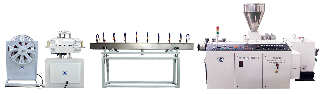 10-38mm poudre de PVC douce dans l'extrudeuse machine de tuyau de jardin transparent tuyau par nouvelle conception parallèle extrudeuse à double vis
