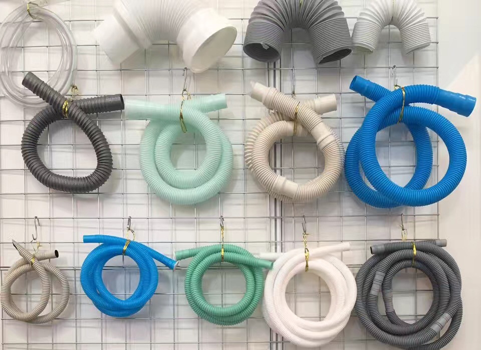 Facile d'utilisation 16-50mm PVC à paroi unique machine de fabrication de tuyaux ondulés avec extrudeuse à double vis conique HYZS51/110