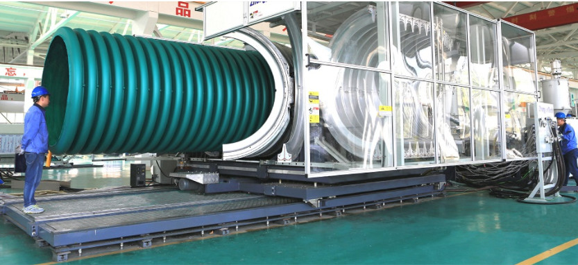 Ligne d'extrusion de tuyaux ondulés à double paroi HYPET personnalisable 200-600 mm avec service d'installation d'ingénieur