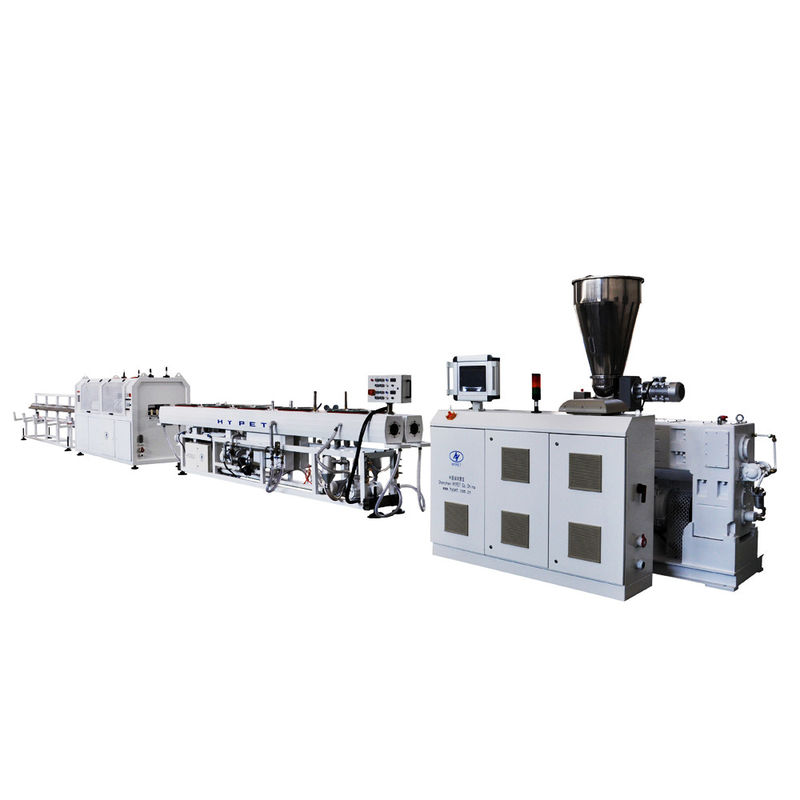 Les brins de double de machine de tuyau de PVC 20-63 avec la boudineuse à vis jumelle conique ZS55/120 ont produit 220kg/H
