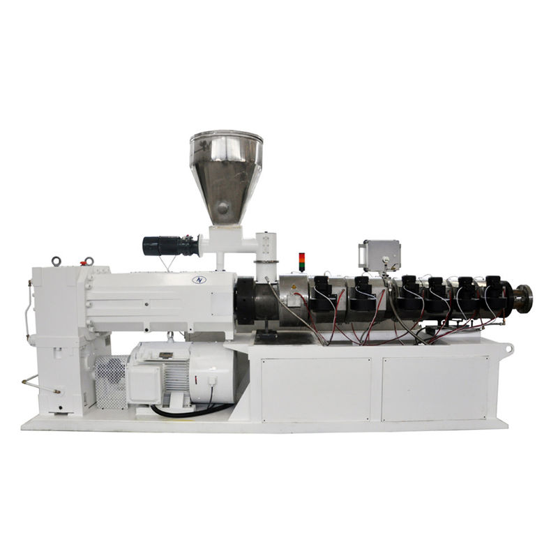 ZS95/188 extrudeuse à double vis conique ligne de profilage de tubes en PVC avec logiciel d'écran tactile Siemens