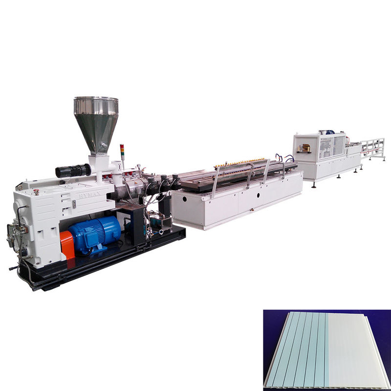 Fabricant de panneaux muraux de plafond en PVC de 600 mm, extrudeuse ZS65/132