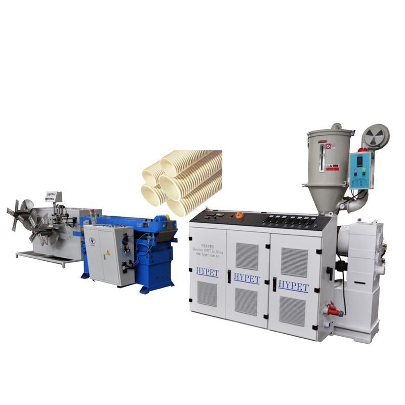 Machine ondulée d'extrusion de tuyau matériel pour de PE et de PVC granules