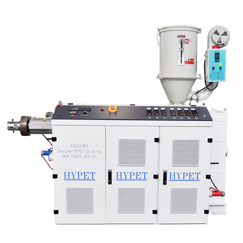 SJ55/28 Extrudeuse à vis unique de refroidissement par air à moteur de 11 kW pour le traitement du polypropylène
