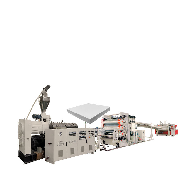 Le PVC écument la chaîne de production de panneau de mousse de la machine d'extrusion de feuille/PVC 1220 avec zs80/156