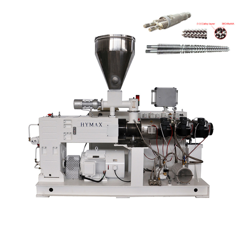100 kg/h ZS45/100 15kw Double extrudeuse à double vis Haute vitesse Haute efficacité Haute sortie